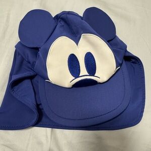 Disney baby Navy Blue Mickey Ear Sun swim Hat 12-18 months